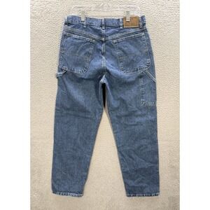 Old Mill Jeans Mens 34x30 Blue Denim Carpenter Workwear Chore Barn Grunge Skater